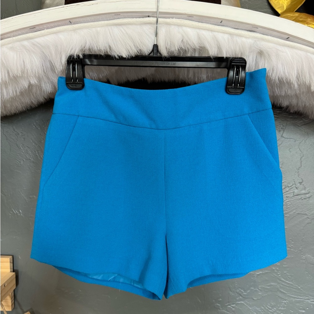 Women's Electric Blue Dress Shorts